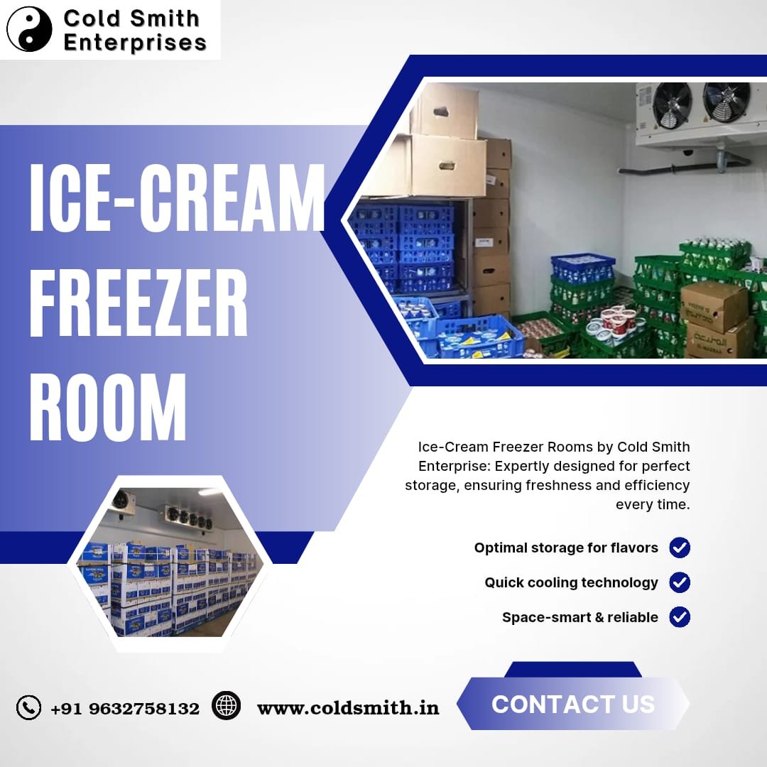 Ice Cream freezer room