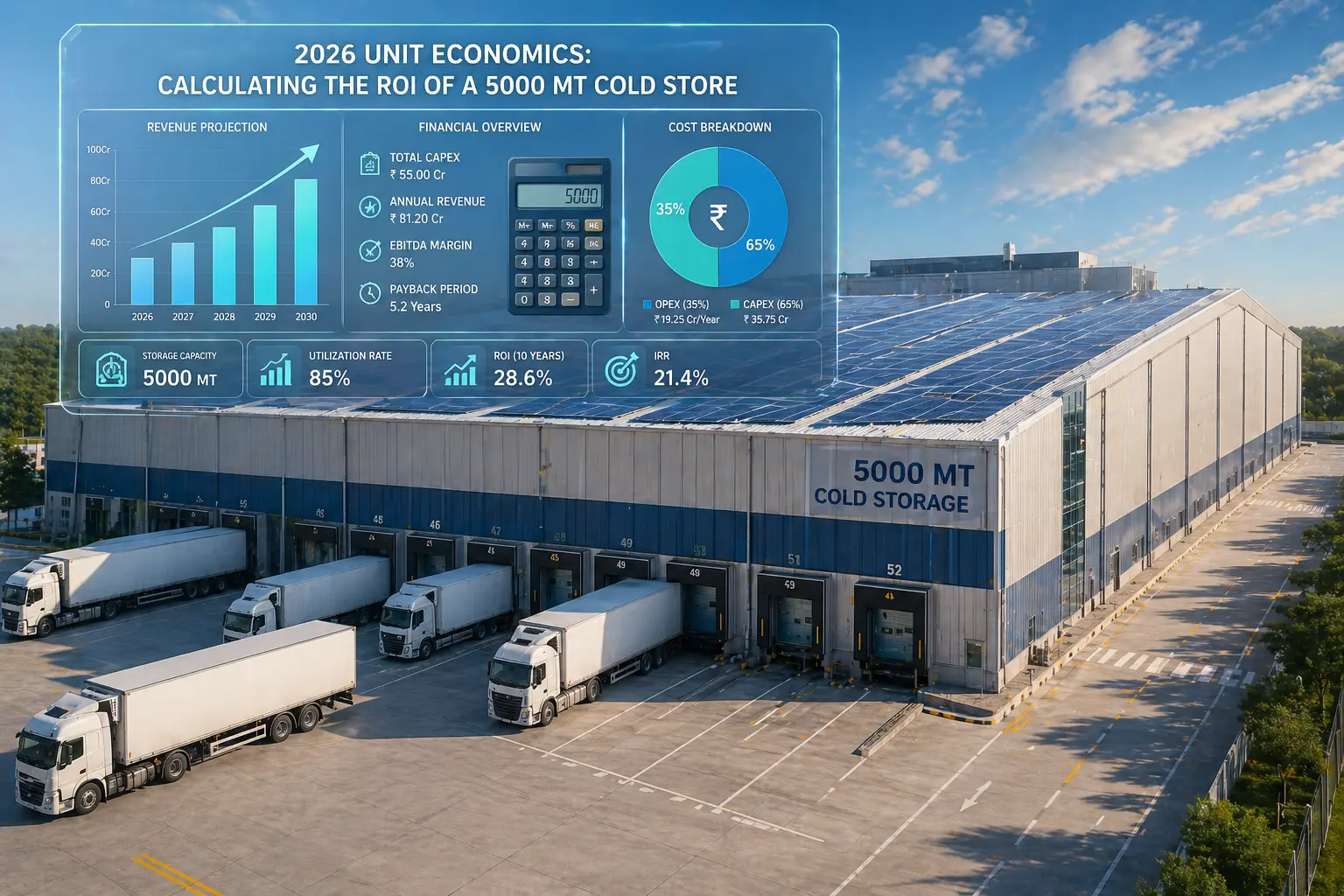 2026 Unit Economics: Calculating the ROI of a 5000 MT Cold Store