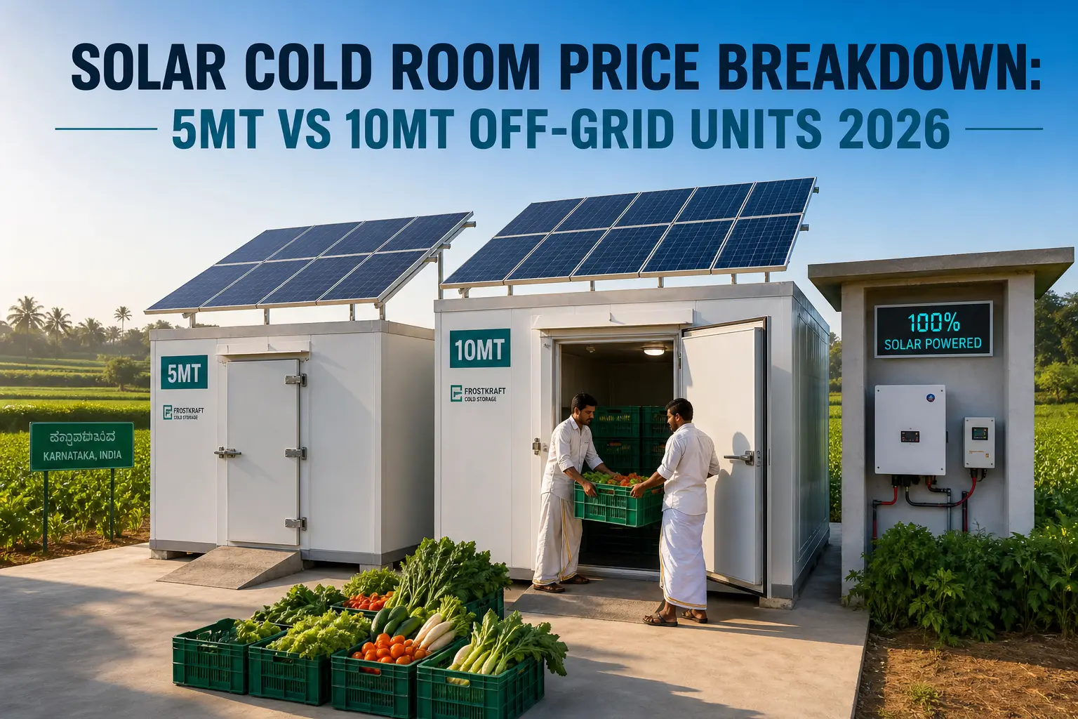 Solar Cold Room Price Breakdown: 5MT vs 10MT Off-Grid Units in 2026